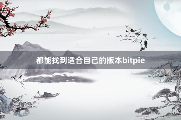 都能找到适合自己的版本bitpie