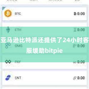 亚马逊比特派还提供了24小时客服缓助bitpie